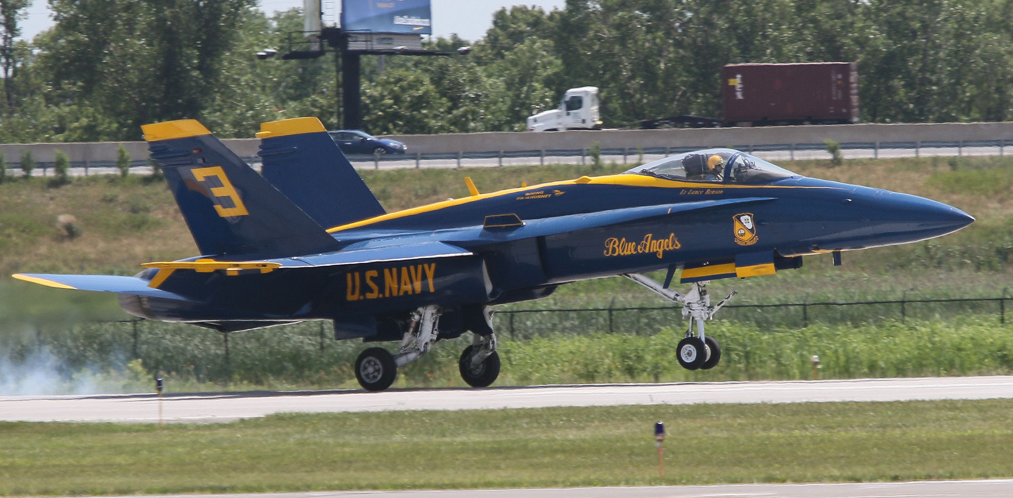 The Blue Angels Arrive in Gary